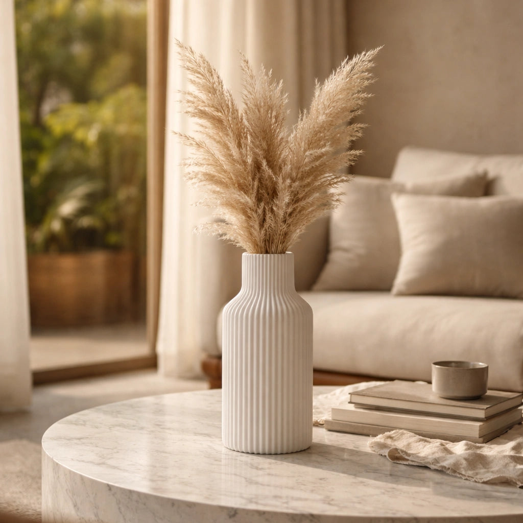 Premium Striped Vase