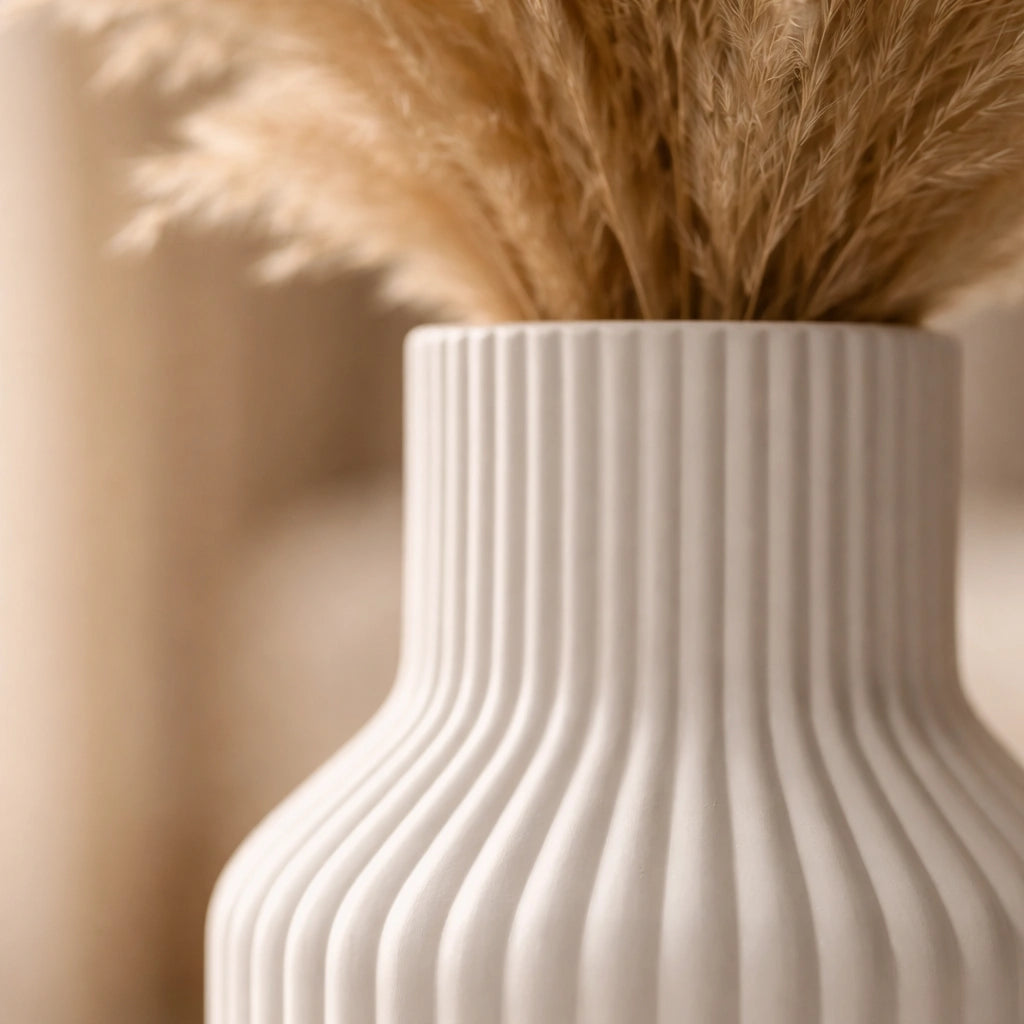 Premium Striped Vase