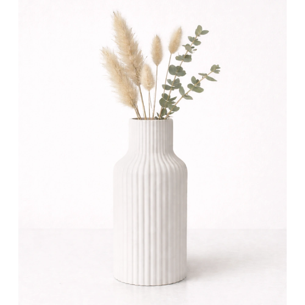 Premium Striped Vase